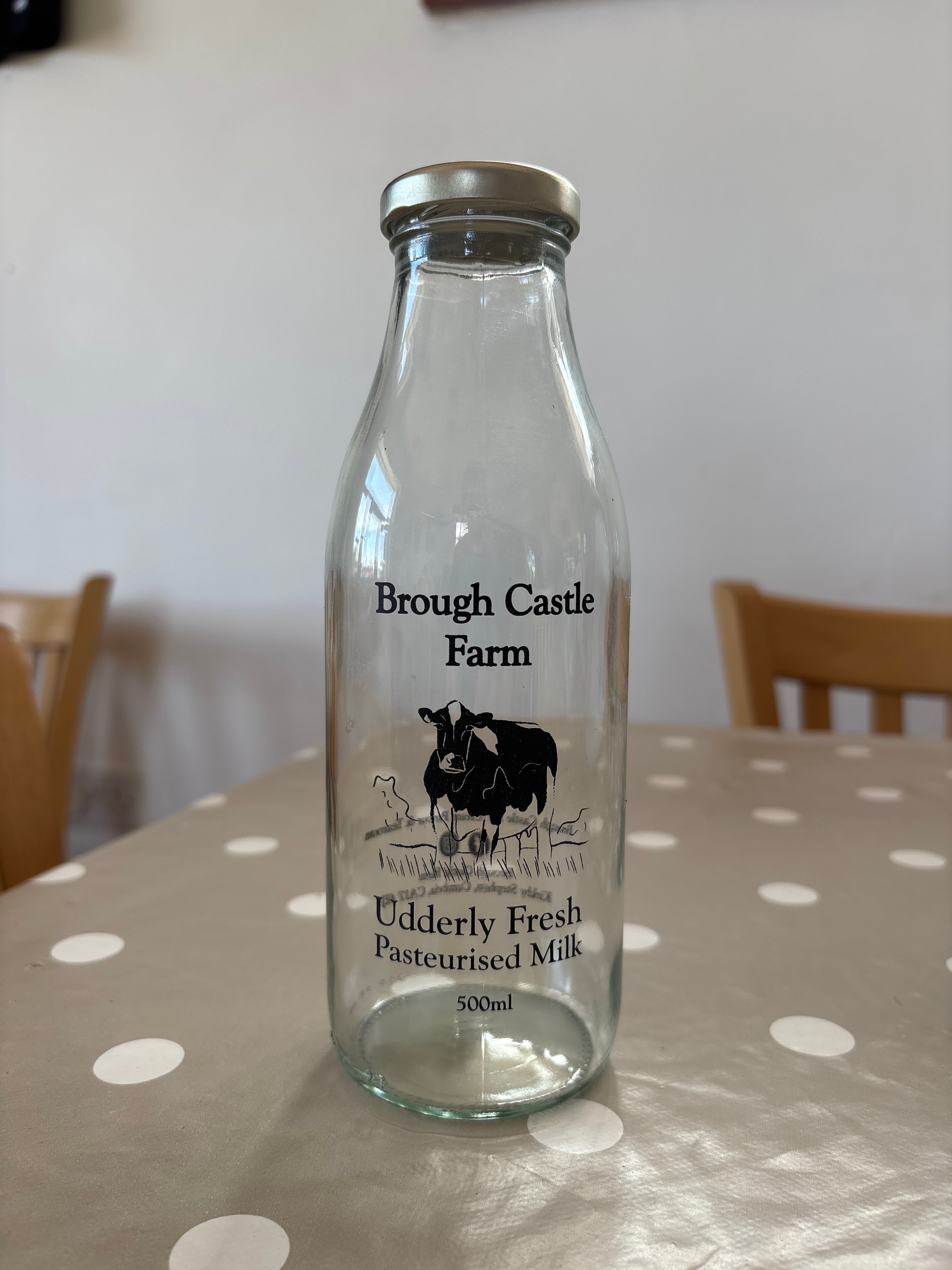 Brough Castle Glass Bottle 500ML