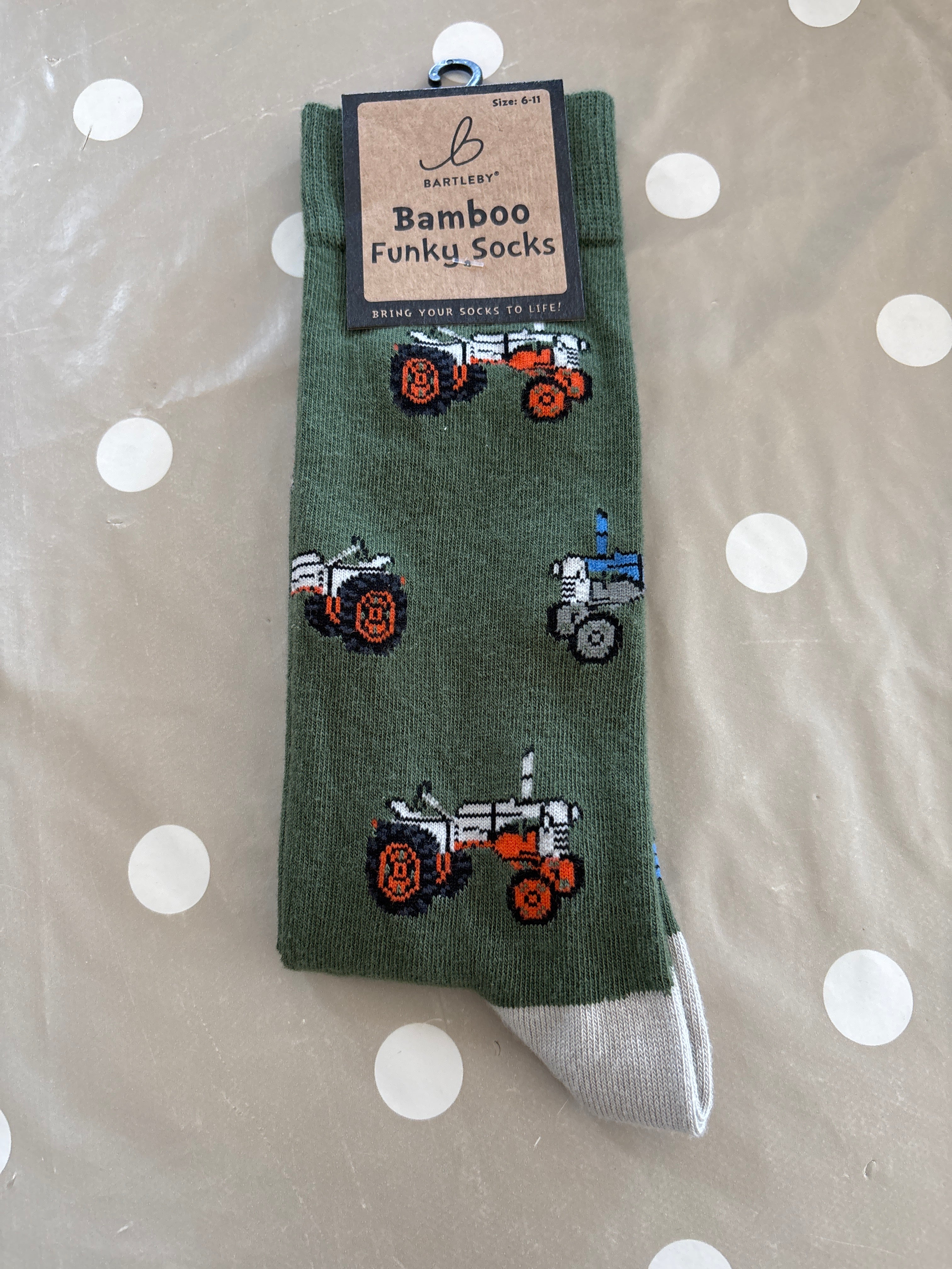 Vintage Tractor Sock
