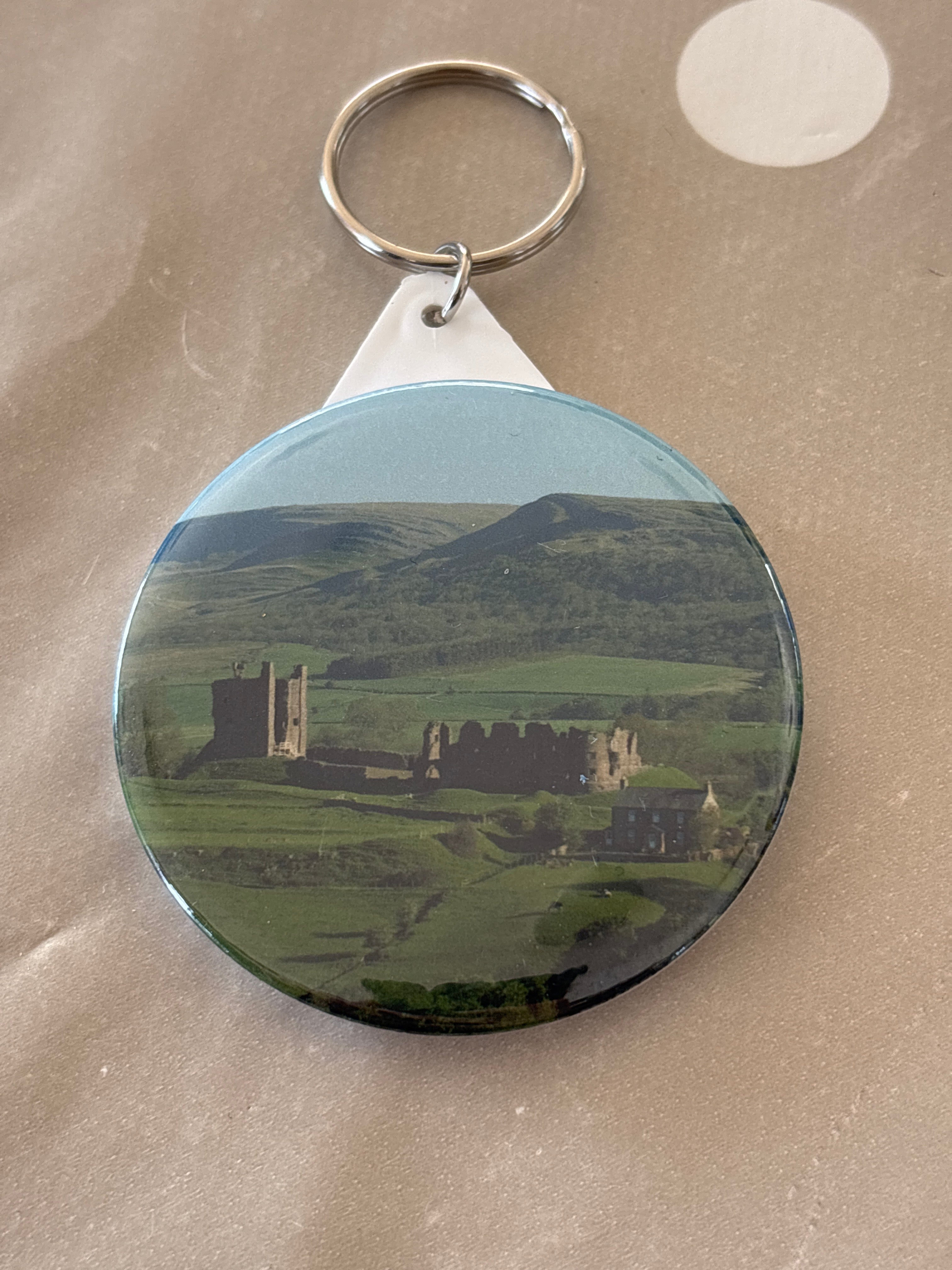 Scenic Brough Castle Keyring