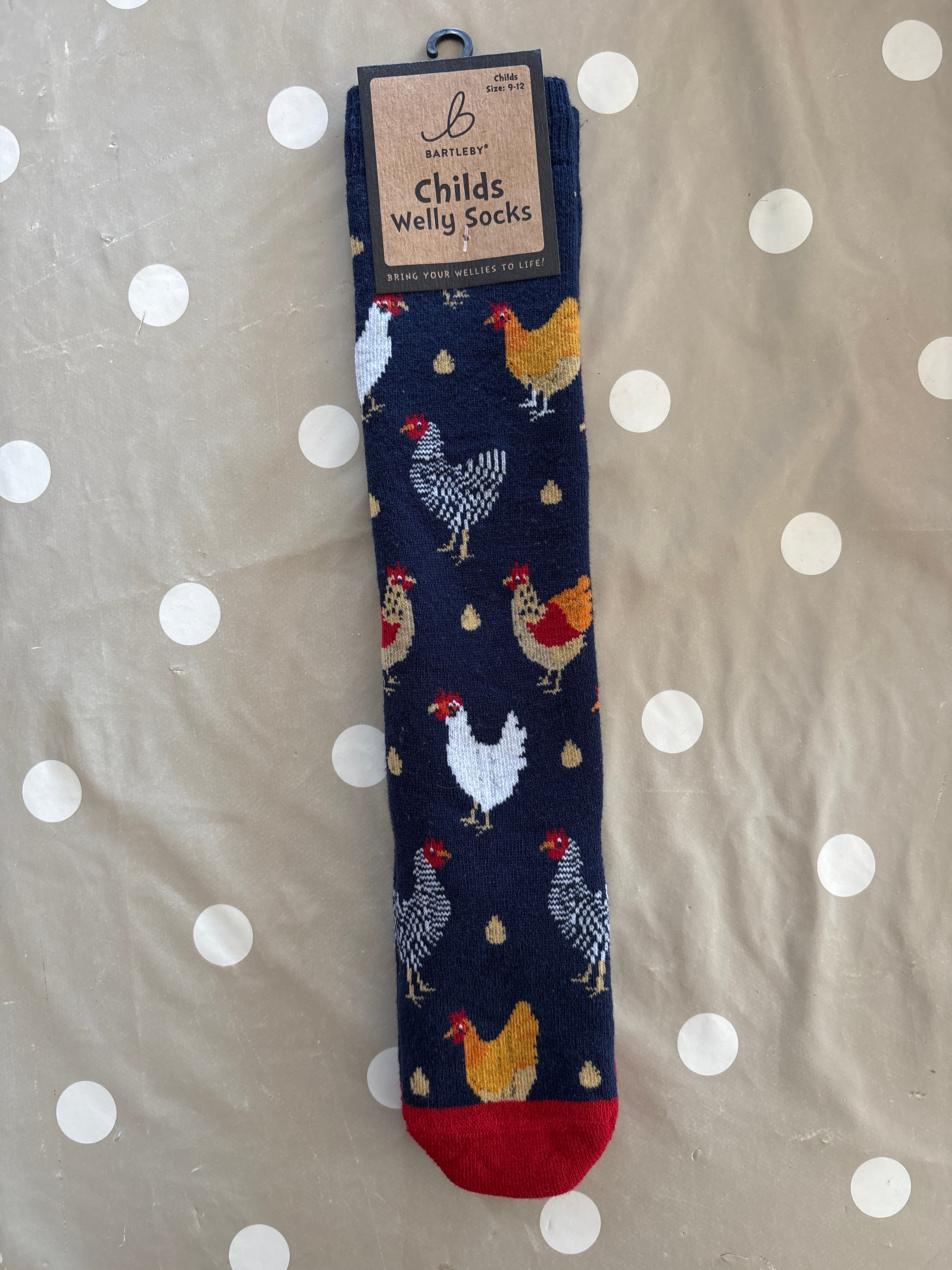 Childs Chicken Welly Sock