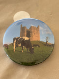 Cow and Castle Fridge Magnet