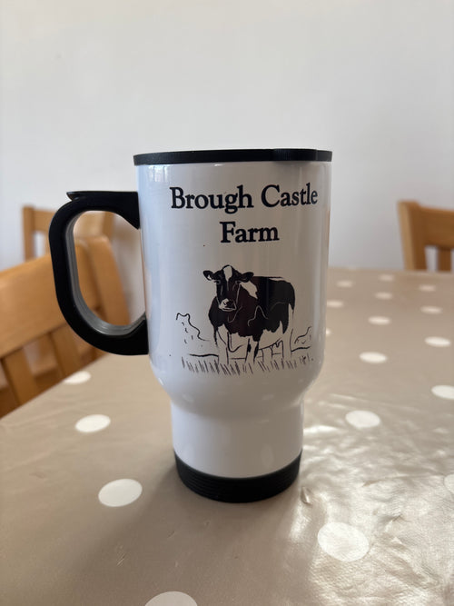 Brough Castle Travel Mug with Handle