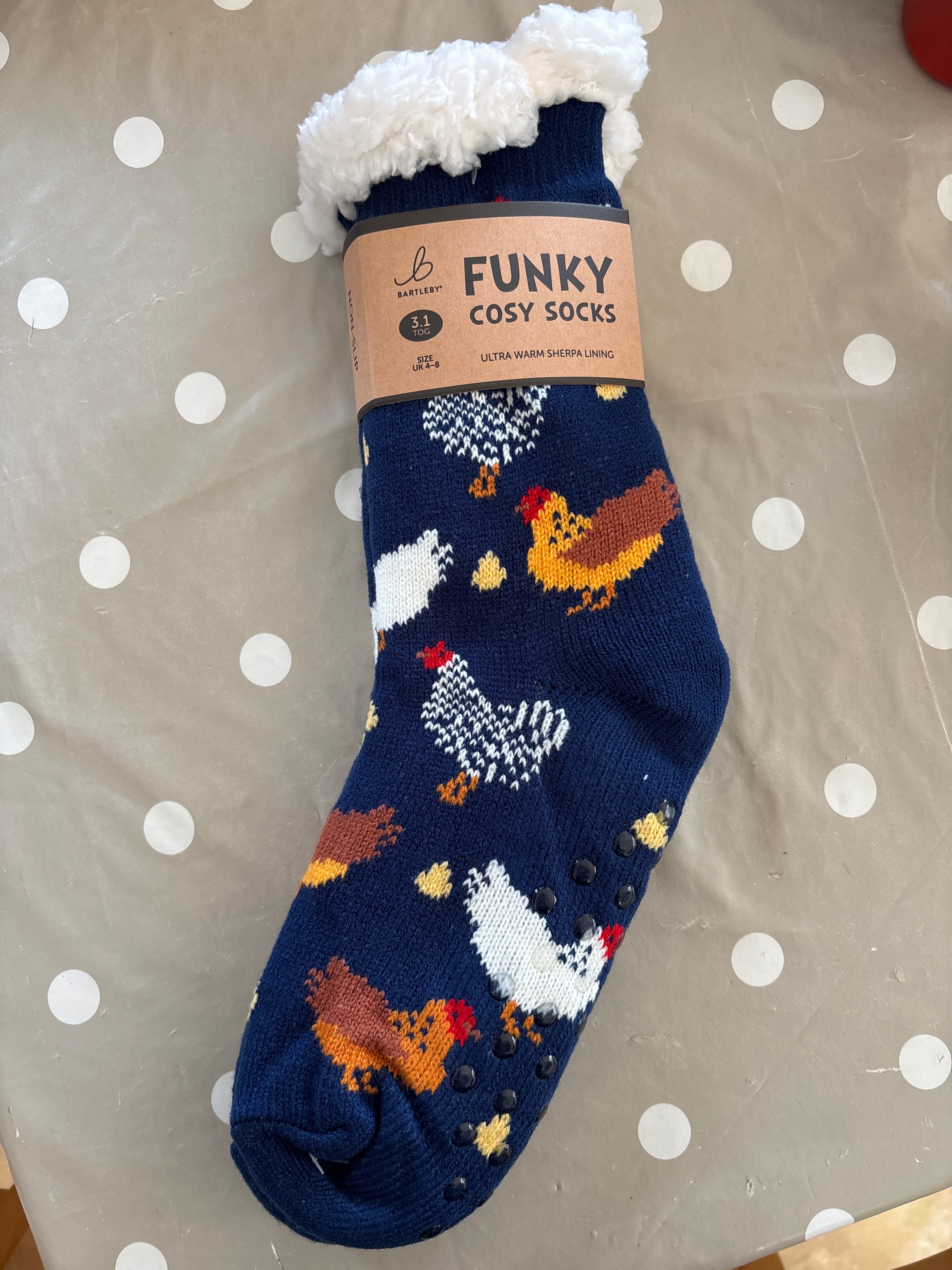 Chicken Sherpa Sock