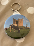 Cow with Castle Keyring