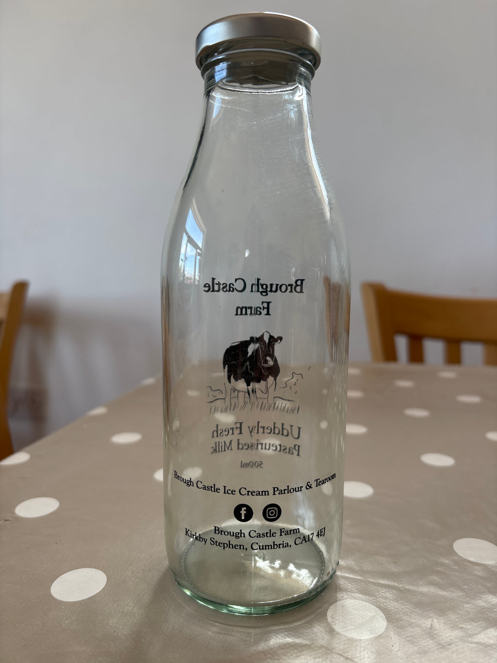 Brough Castle Glass Bottle 500ML