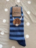 Highland cow sock